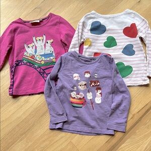Mini Boden long sleeve tops, Sz 4-5Y